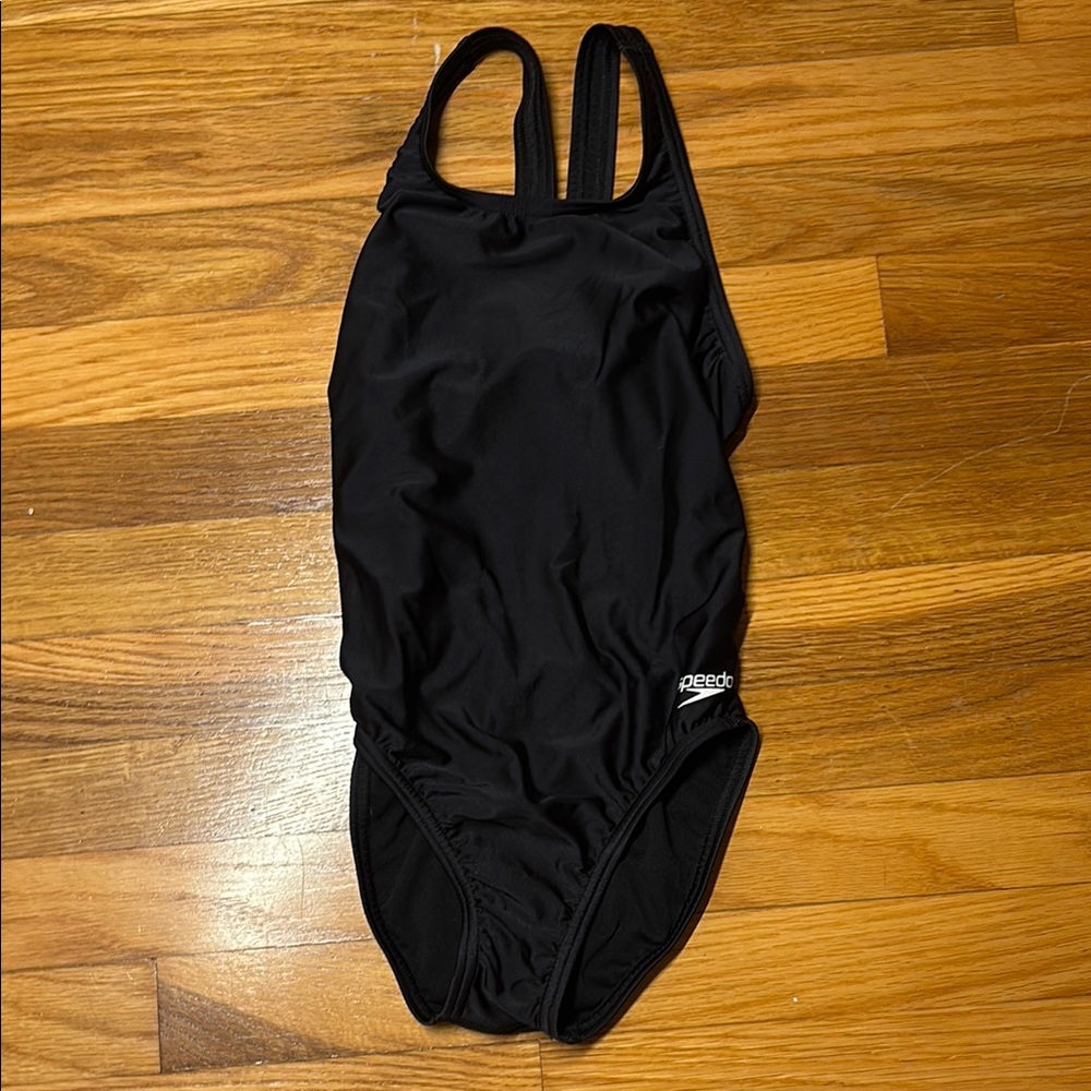 Speedo Girl’s Solid Youth Super Pro LT One Piece Black Size 12/28